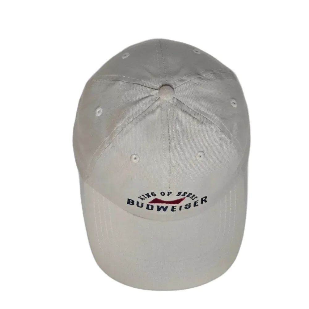 Budweiser King of Beers Dad Hat | Official Product | Tan Khaki | Adjustable Size